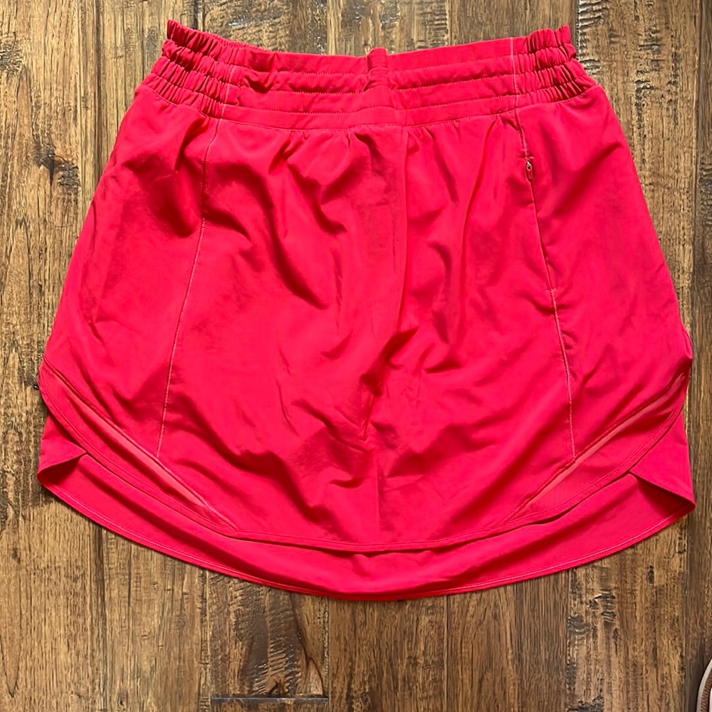 Lululemon Hotty Hot High-Rise Skirt Long, Size 10, Dark Red